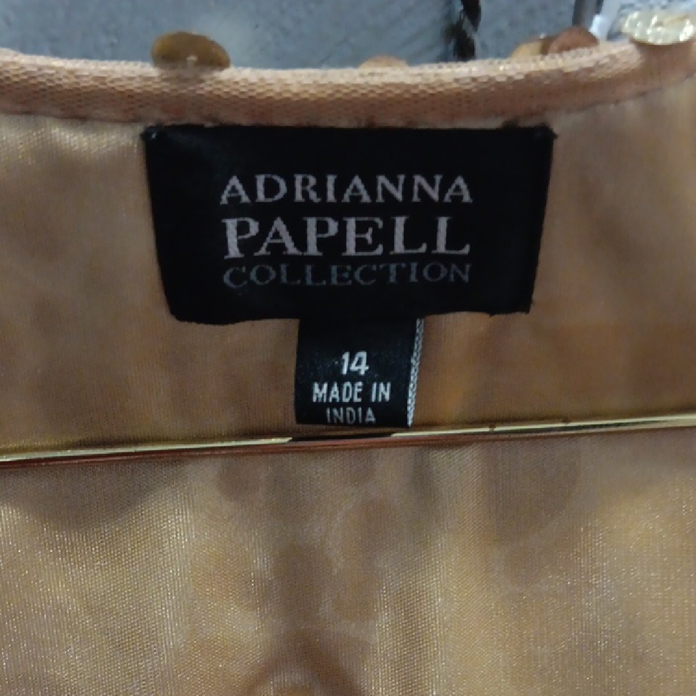 Adrianna Papell Metallic Sequin Mini Dress - Picture 2 of 6